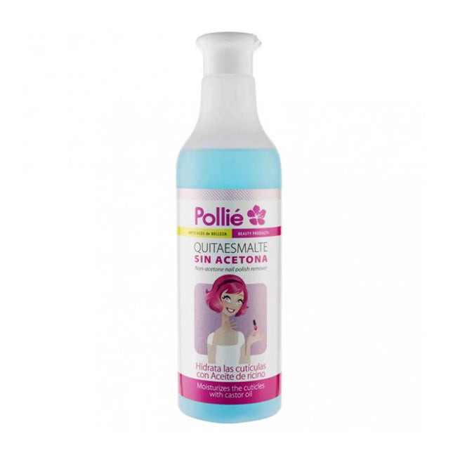 Eurostil Pollie Quitaesmalte Sin Acetona Con Aceite De Ricino Unisex, 150 ml