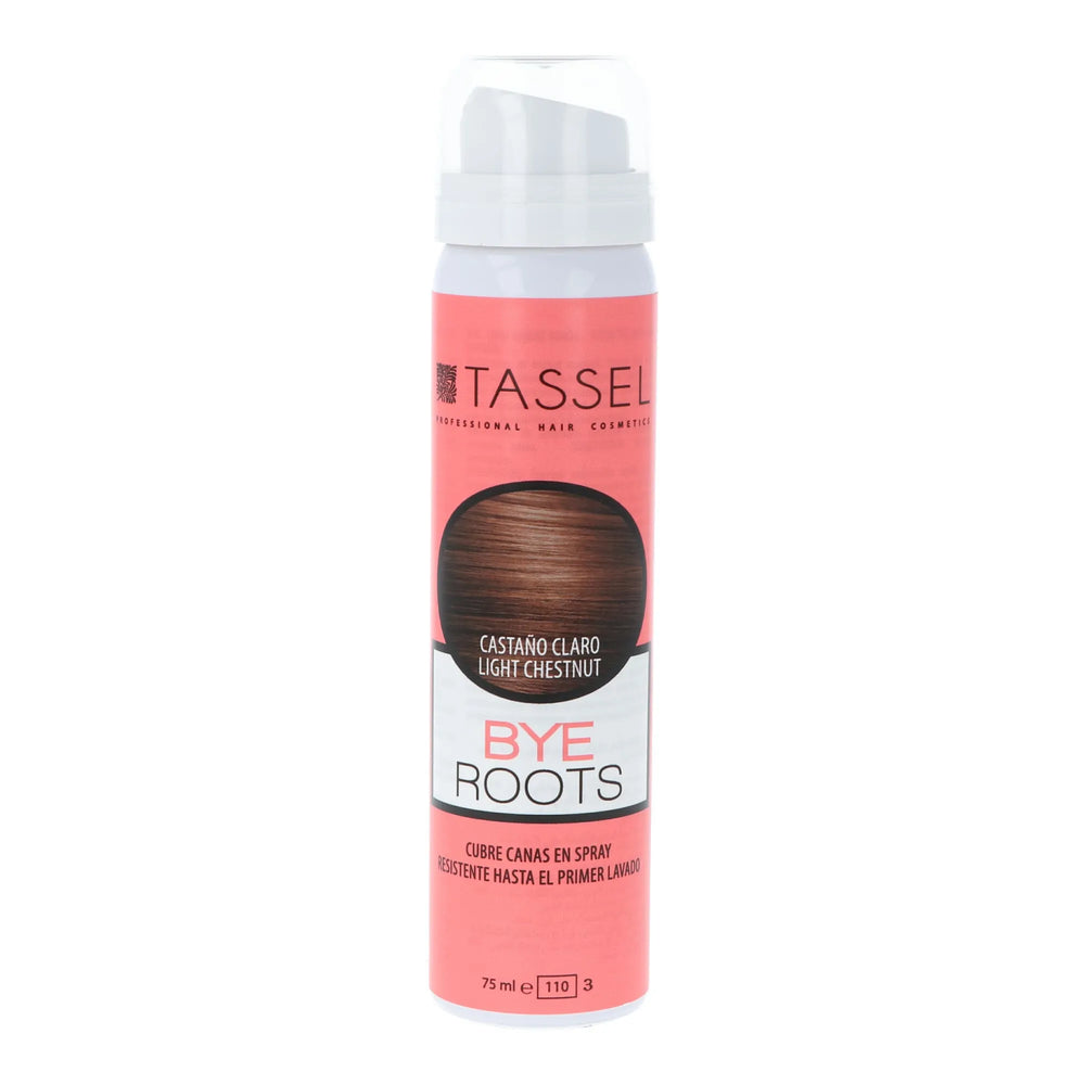 Eurostil Tassel Bye Roots Cubre Canas En – Spray Castaño Claro, 75 ml