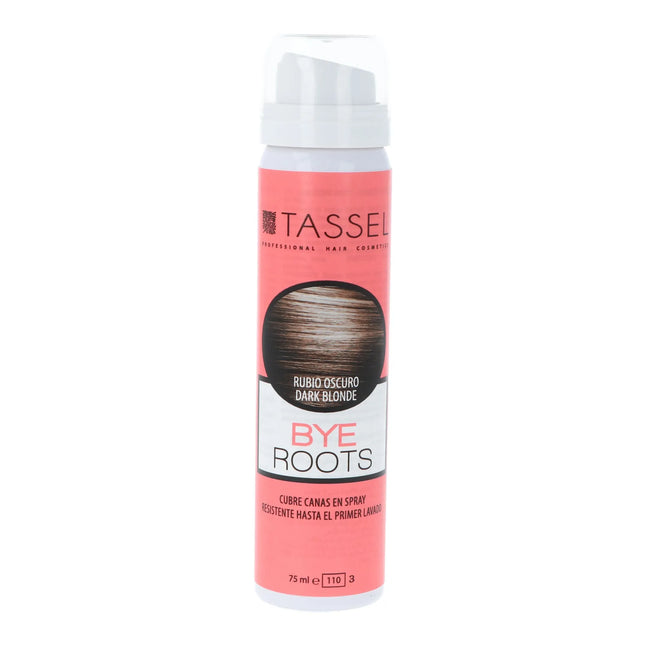 Eurostil Tassel Bye Roots Cubre Canas En – Spray Rubio Oscuro, 75 ml