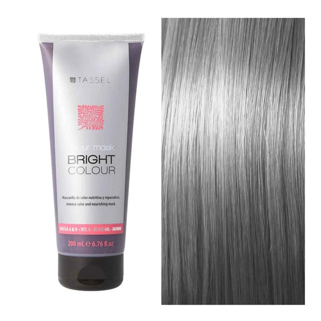 Eurostil Bright Colour Mascarilla Capilar Color Gris, 1 Units