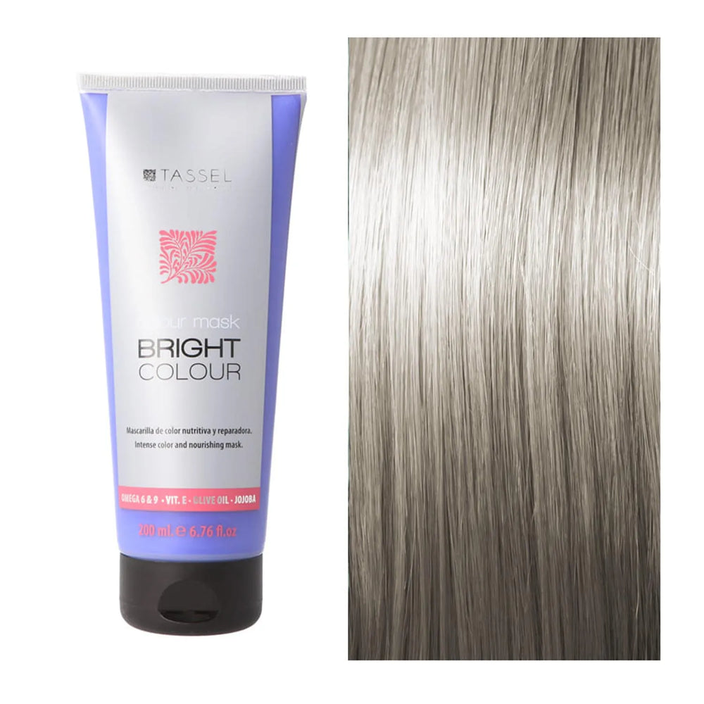 Eurostil Bright Colour Mascarilla Capilar Color Rubio Hielo, 1 Units