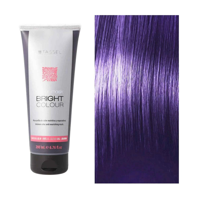 Eurostil Bright Colour Mascarilla Capilar Color Violeta, 1 Units