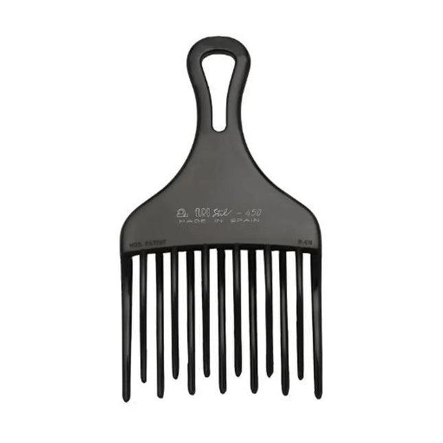 Eurostil Peine Ahuecador Doble Pua Grande Negro Negro, 1 Units