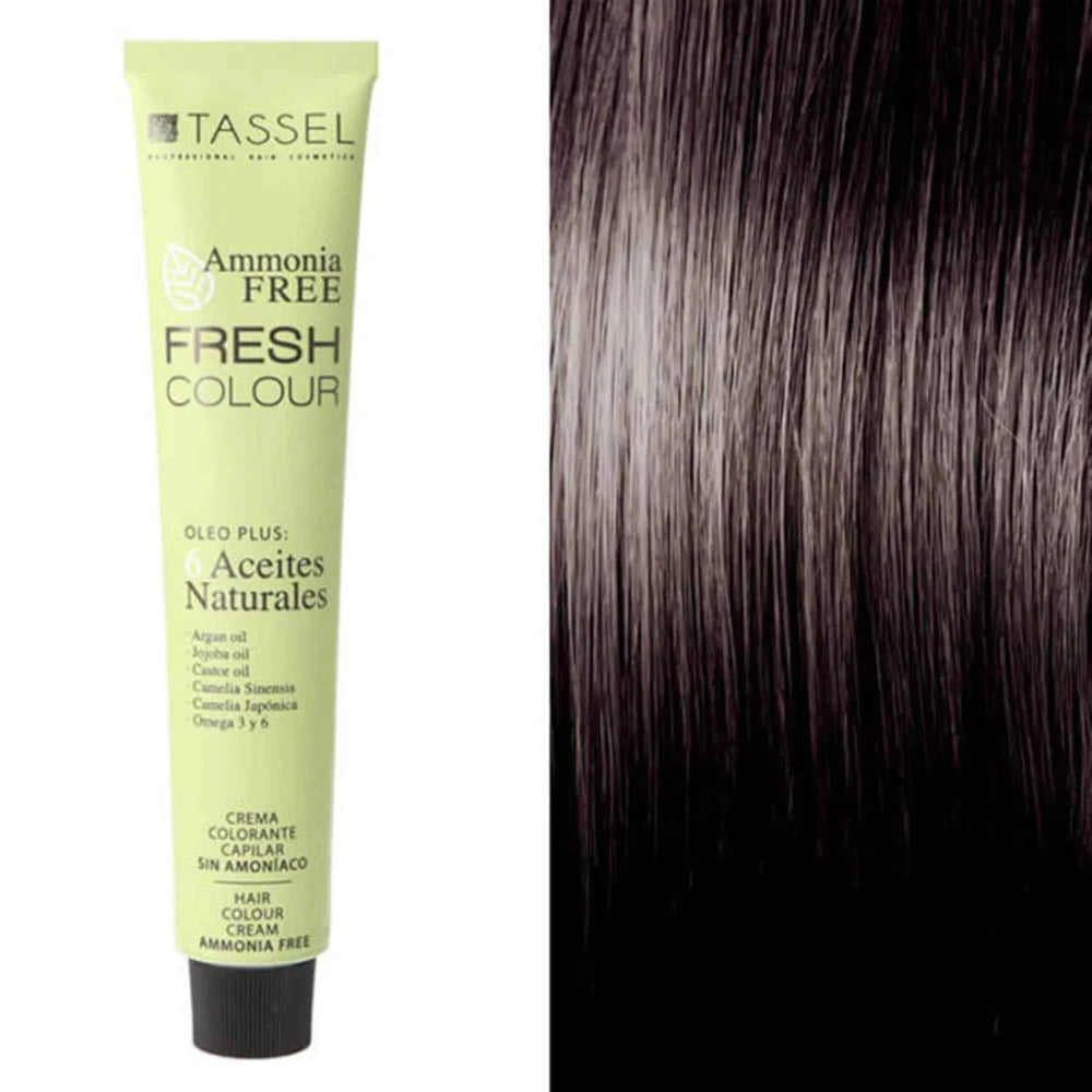 Eurostil Fresh Colour Crema Colorante Sin Amoniaco Castaño Medio, 1 Units