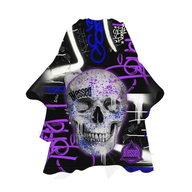 Eurostil Purple Skull Capa Con Cuello De Neopreno for Men, 1 Units