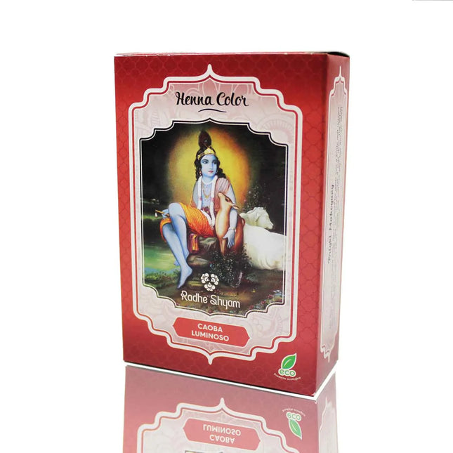 Henna Radhe Caoba Luminoso Polvo Unisex, 100 g