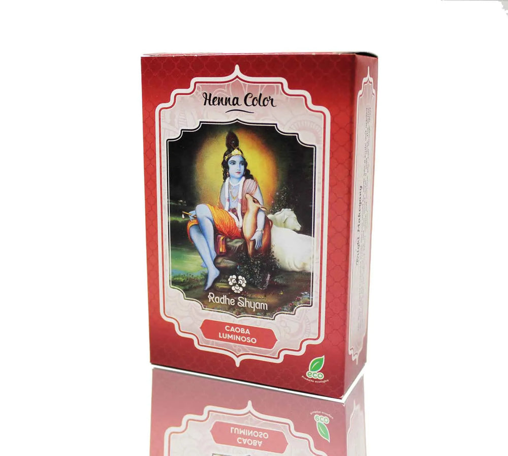 Henna Radhe Caoba Luminoso Polvo Unisex, 100 g
