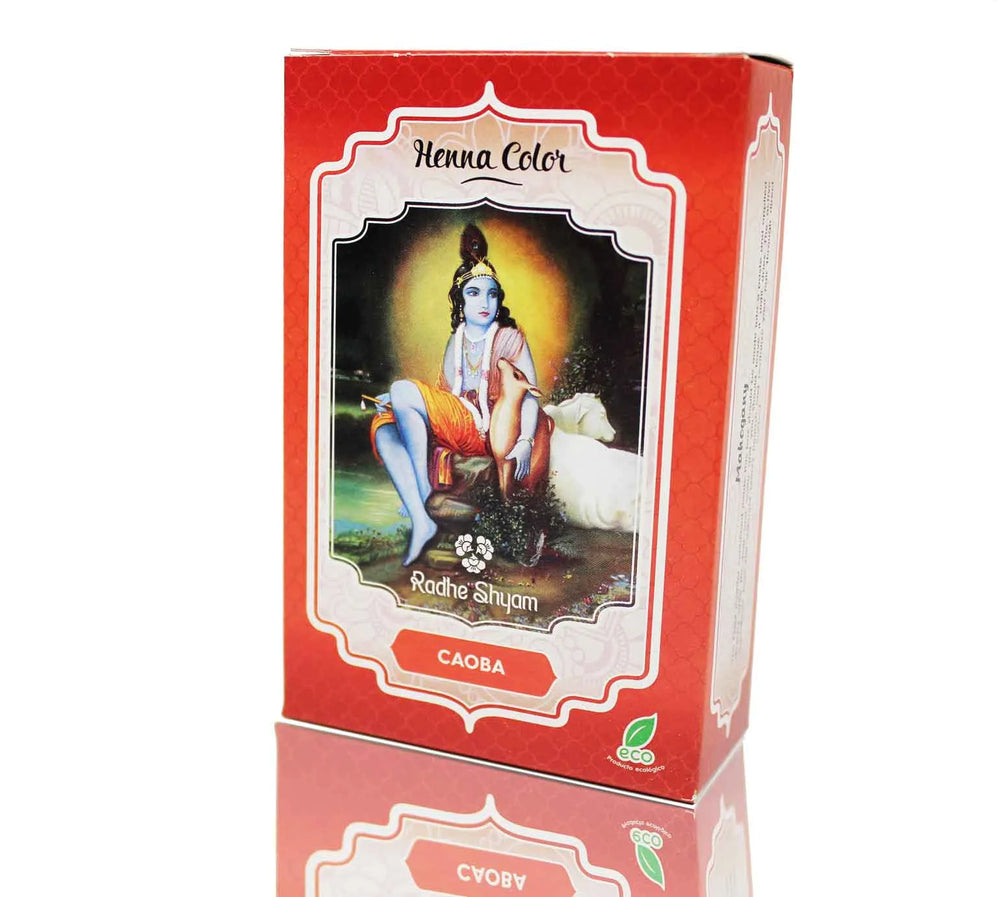 Henna Caoba Polvo Radhe Shyam Unisex, 100 g