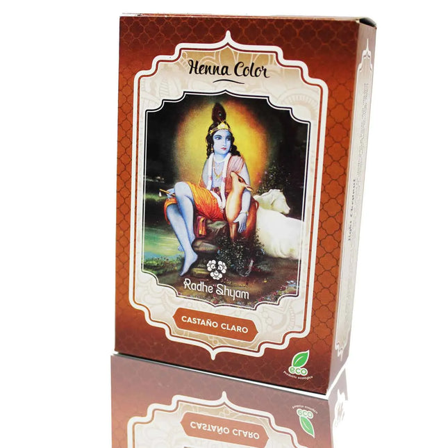 Henna Radhe Castaño Claro Polvo Unisex, 100 g