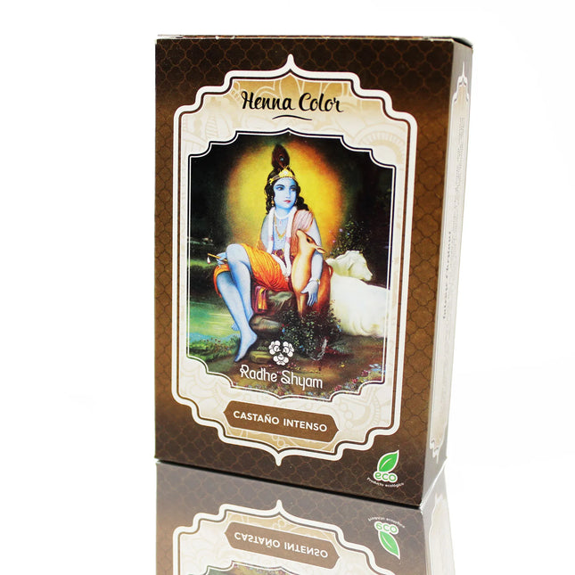 Radhe Henna Castaño Intenso Polvo Radhe Unisex, 100 g