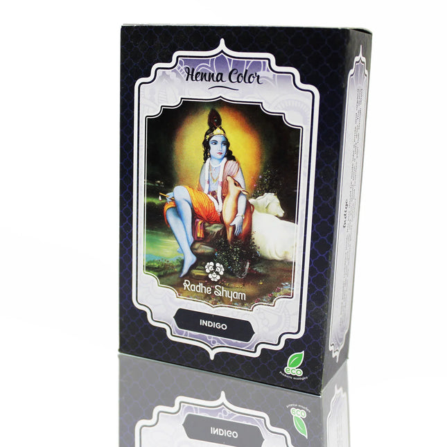 Henna Indigo Polvo Radhe Unisex, 100 g