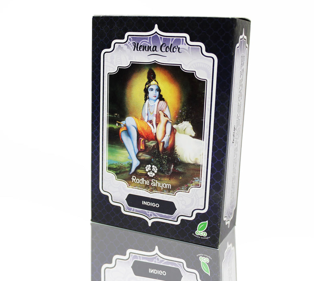 Henna Indigo Polvo Radhe Unisex, 100 g