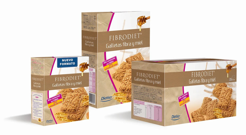 Dietisa Fibrodiet Galletas Fibra y Miel, 1 kg