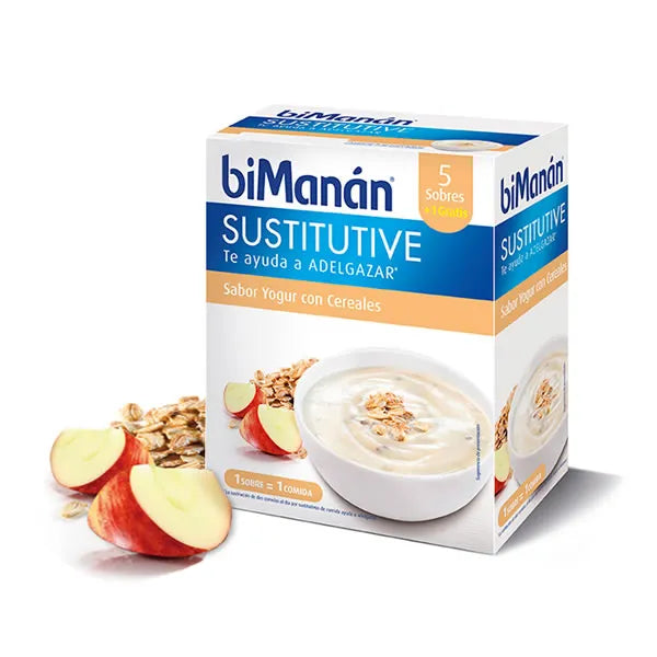 Bimanán Sustitutive Cereal Yoghurt – Cream Unisex, 5 Units