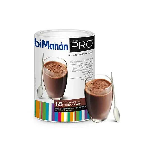 Bimanán Pro Big Format Chocolate Milkshake, 18 Units