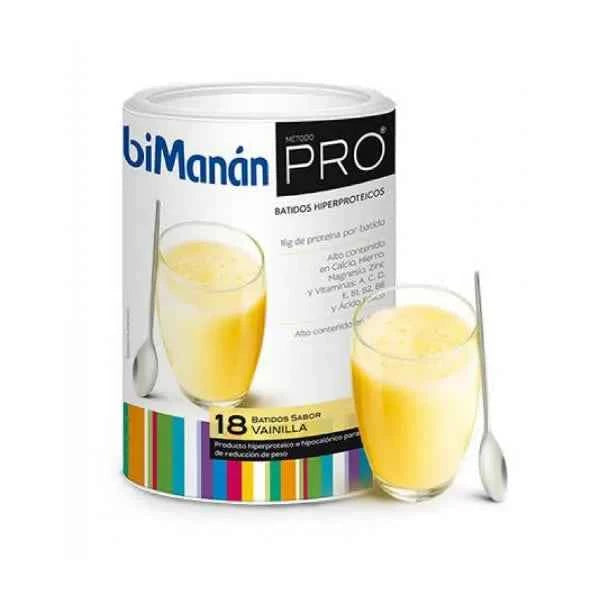 Bimanán Pro Big Format Vanilla MIlkshake, 18 Units