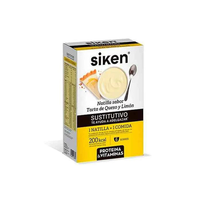 Siken Lemon Cheesecake Custard Substitute 6 Packets x, 50 g