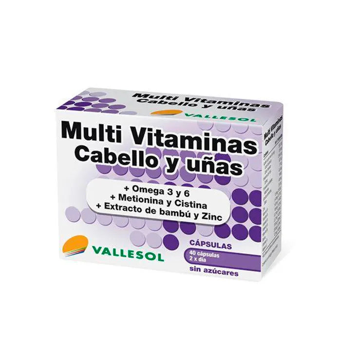 Vallesol Multi Vitamins Hair and Nails, 40 capsules