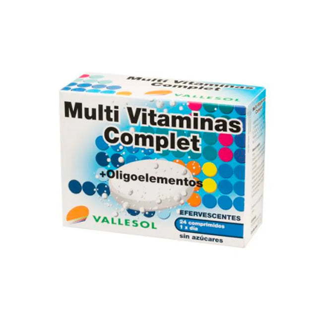 Vallesol Multivitamins Complet +Trace Elements Effervescent, 24 tablets