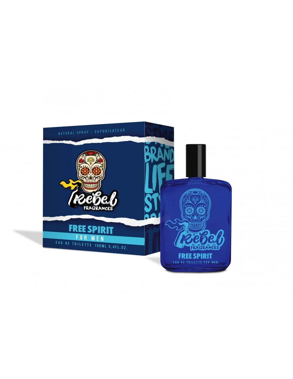 Rebel Eau de Toilette for Men 100 ml Man Free Spirit
