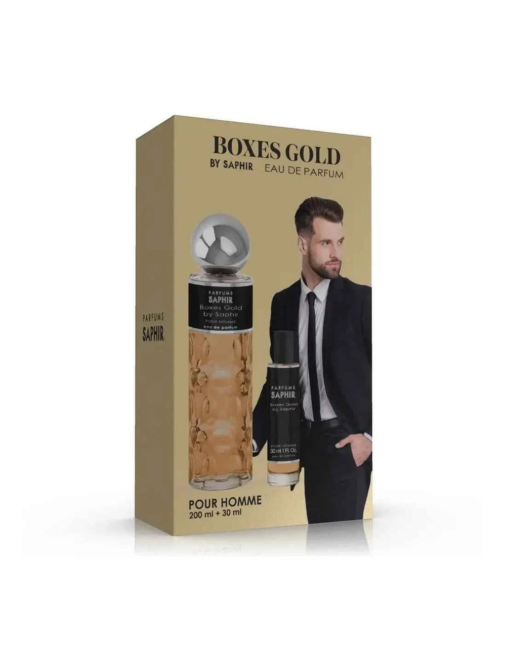 Saphir Boxes Gold – Eau de Parfum for Women Spray 200 ml 30 ml Sets