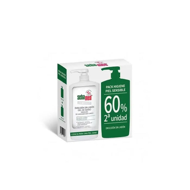 Sebamed Soap Free Emulsion Bath – Gel Unisex, 2 x 750 ml