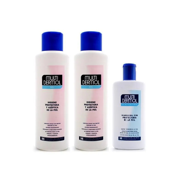 Multidermol Gel 2x 750 ml 250 ml Hydrating Milk