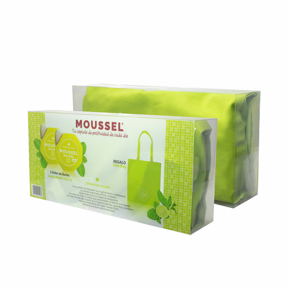 Moussel Lima y Menta – Gel De Ducha Estuche 3 Piezas Unisex
