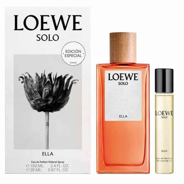 Loewe Solo Ella – Eau de Parfum Unisex Spray 100 ml, Set 2 Pieces