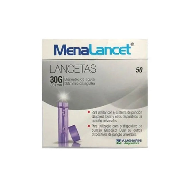 Menarini Menalancet 30 g 50 Lancets