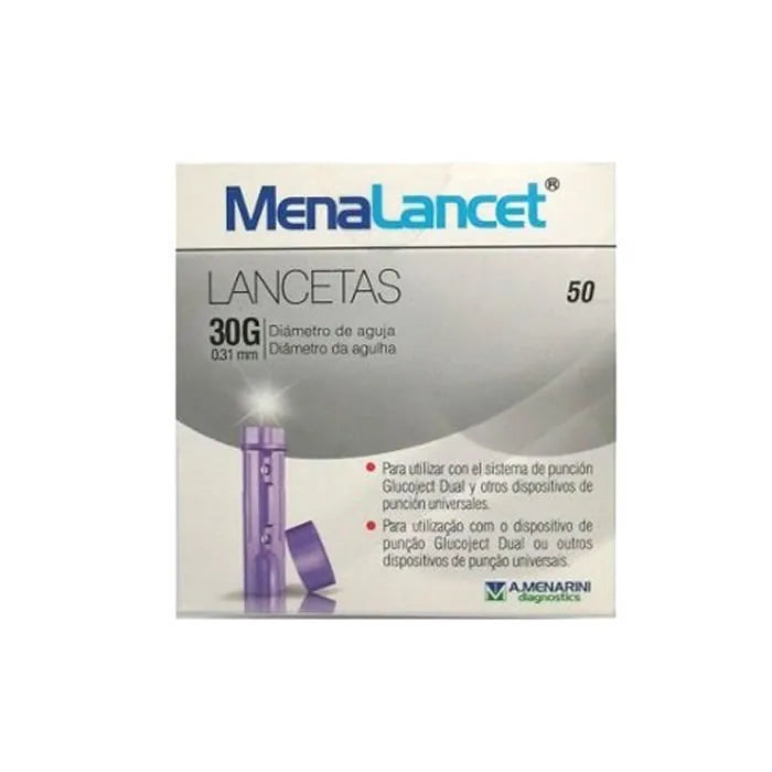 Menarini Menalancet 30 g 50 Lancets