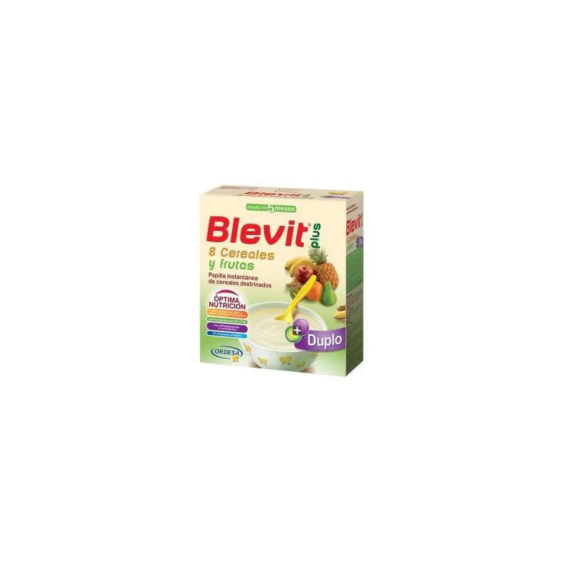 Ordesa Blevit Plus Duplo 8 Cereales y Fruta, 600 g