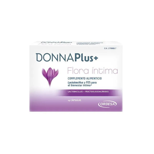 Donna PLUS Donnaplus Food Supplement Flora Intima Plus, 14 capsules