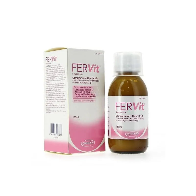 Ordesa Fervit Oral Solution, 120 ml