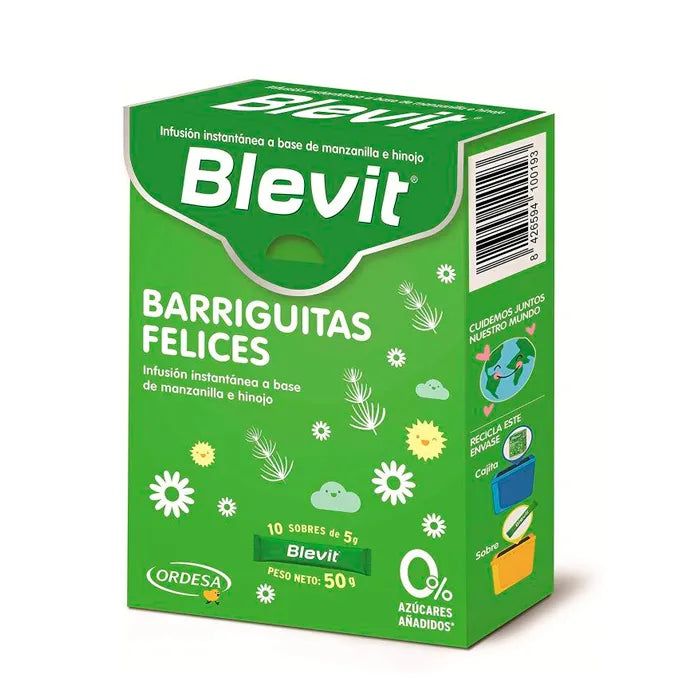 Ordesa Blevit Barriguitas Felices 10 Sachets, 5 g