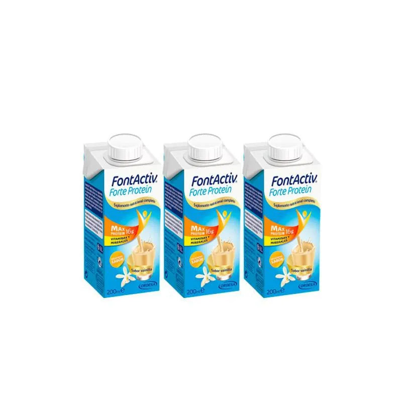 Ordesa Fontactiv Forte Protein Vainilla, 3x 200 ml