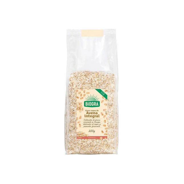Biográ Copos De Avena Finos Integrales Sin Gluten, 500 g