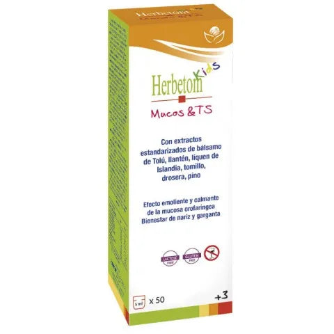 Bioserum Herbetom Kids Mucos y Ts Unisex, 250 ml