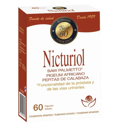 Bioserum Nicturiol 60 Caps Herbecom Saw Palmeto Unisex