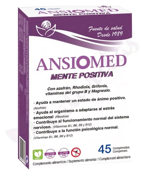 Bioserum Ansiomed Mente Positiva 45 Comprimidos Unisex