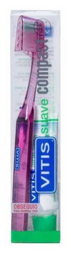 Vitis Compact Soft Toothbrush Aloe, 15 ml