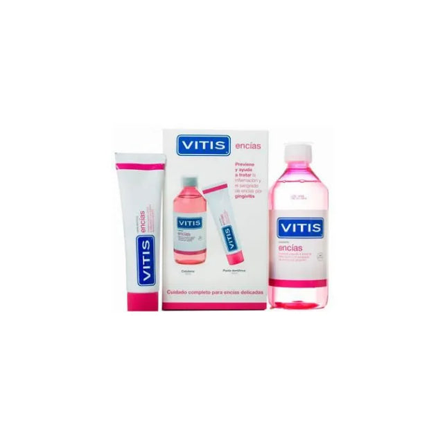 Vitis Pack Gums Paste 100 ml + Mouthwash, 500 ml