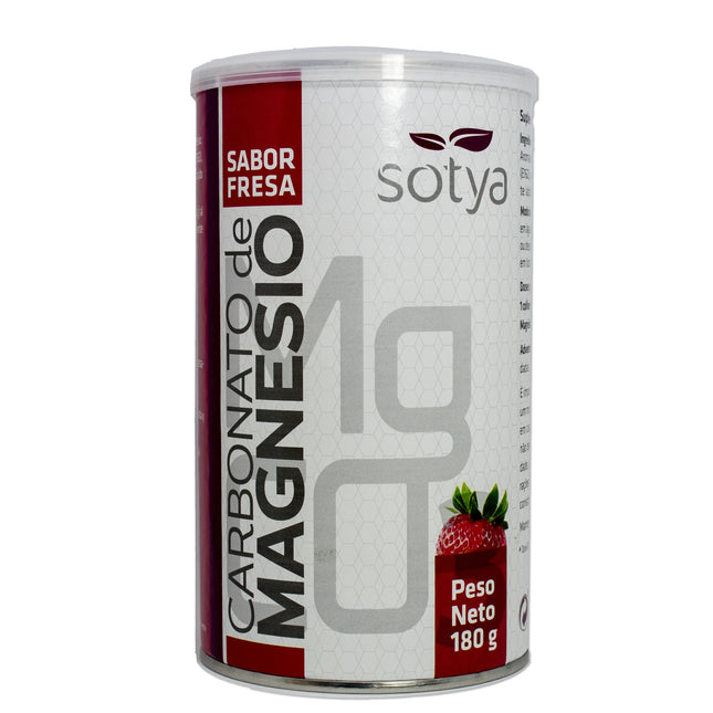 Sotya Carbonato De Magnesio Fresa, 180 g