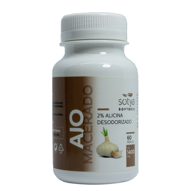 Sotya Ajo Macerado 1000 Mg Perlas 60u