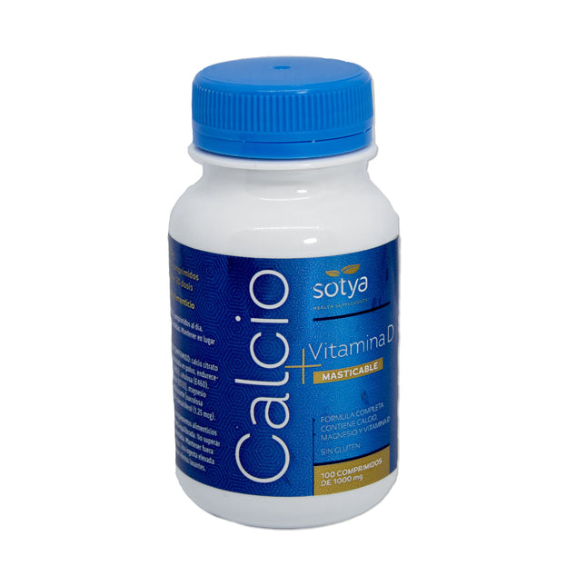 Sotya Calcio D 3 100 Comprimidos Masticables