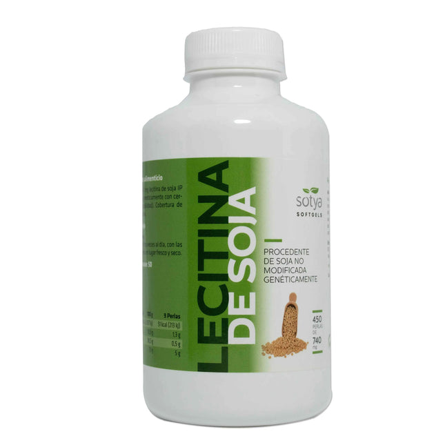 Sotya Lecitina De Soja 740 Mg 450 Perlas