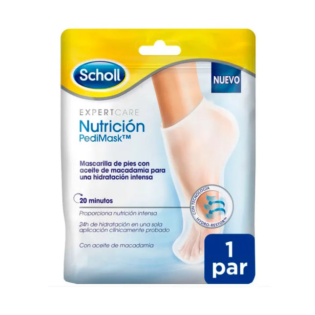 Scholl Nourishing Foot Mask Unisex, 1 Pair