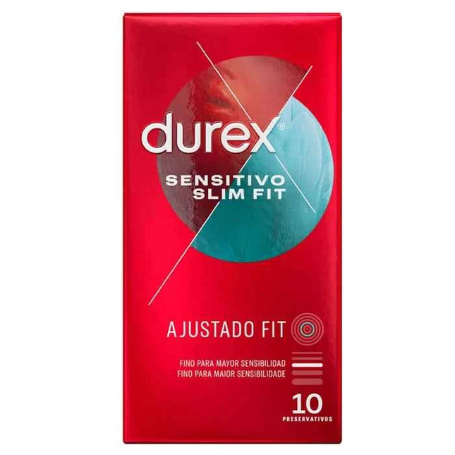 Durex Sensitive Slim Fit, 10 Units