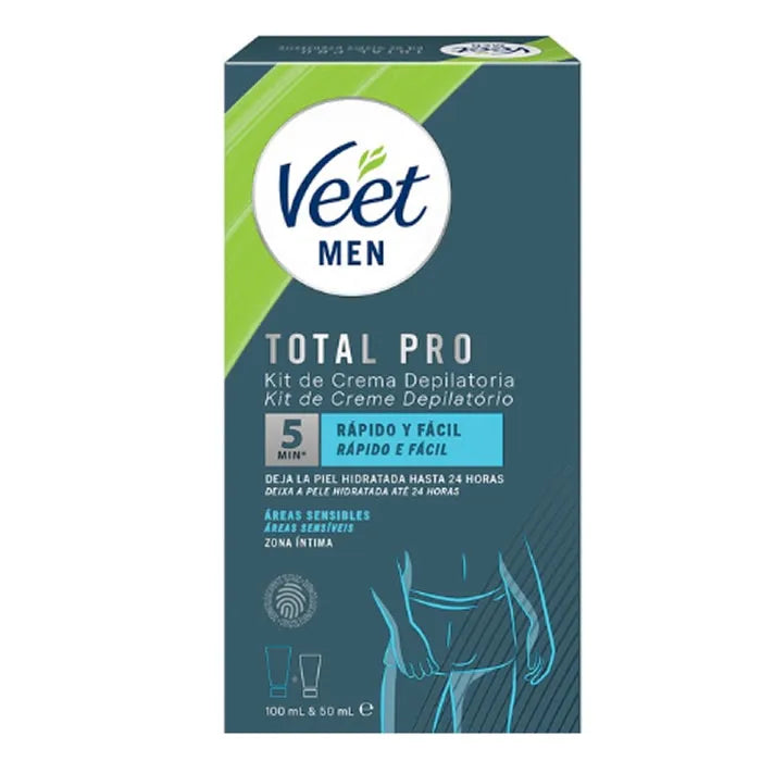 VEET Men Depilatory – Cream Sensitive Areas 100 ml Unisex, Set 2 Pieces