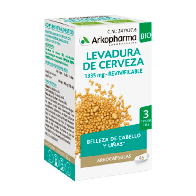 Arkopharma Arkocápsulas Yeast 340Mg, 50 capsules